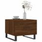 Preview: Couchtisch Braun Eichen-Optik 50x50x40 cm Holzwerkstoff