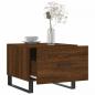 Preview: Couchtisch Braun Eichen-Optik 50x50x40 cm Holzwerkstoff