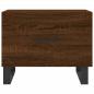 Preview: Couchtisch Braun Eichen-Optik 50x50x40 cm Holzwerkstoff