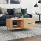 Preview: ARDEBO.de - Couchtisch Sonoma-Eiche 90x50x40 cm Holzwerkstoff