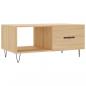 Preview: Couchtisch Sonoma-Eiche 90x50x40 cm Holzwerkstoff