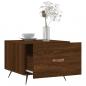 Preview: Couchtisch Braun Eichen-Optik 50x50x40 cm Holzwerkstoff