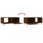 Preview: Couchtisch Braun Eichen-Optik 90x50x40 cm Holzwerkstoff