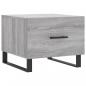 Preview: Couchtisch Grau Sonoma 50x50x40 cm Holzwerkstoff