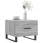 Preview: Couchtisch Grau Sonoma 50x50x40 cm Holzwerkstoff