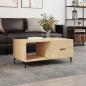 Preview: ARDEBO.de - Couchtisch Sonoma-Eiche 90x50x40 cm Holzwerkstoff