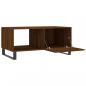 Preview: Couchtisch Braun Eichen-Optik 90x50x40 cm Holzwerkstoff