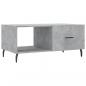 Preview: Couchtisch Betongrau 90x50x40 cm Holzwerkstoff