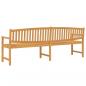 Preview: Gartenbank 228x59,5x90 cm Massivholz Teak