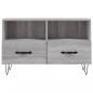 Preview: TV-Schrank Grau Sonoma 80x36x50 cm Holzwerkstoff