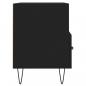 Preview: TV-Schrank Schwarz 80x36x50 cm Holzwerkstoff