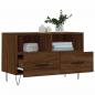 Preview: TV-Schrank Braun Eichen-Optik 80x36x50 cm Holzwerkstoff