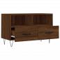 Preview: TV-Schrank Braun Eichen-Optik 80x36x50 cm Holzwerkstoff