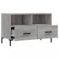 Preview: TV-Schrank Grau Sonoma 80x36x50 cm Holzwerkstoff