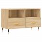 Preview: TV-Schrank Sonoma-Eiche 80x36x50 cm Holzwerkstoff