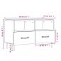 Preview: TV-Schrank Grau Sonoma 80x36x50 cm Holzwerkstoff