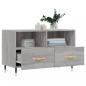 Preview: TV-Schrank Grau Sonoma 80x36x50 cm Holzwerkstoff