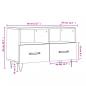 Preview: TV-Schrank Betongrau 80x36x50 cm Holzwerkstoff