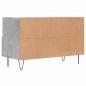 Preview: TV-Schrank Betongrau 80x36x50 cm Holzwerkstoff