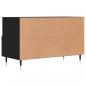 Preview: TV-Schrank Schwarz 80x36x50 cm Holzwerkstoff