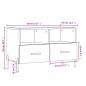 Preview: TV-Schrank Grau Sonoma 80x36x50 cm Holzwerkstoff