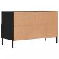 Preview: TV-Schrank Schwarz 80x36x50 cm Holzwerkstoff