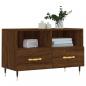 Preview: TV-Schrank Braun Eichen-Optik 80x36x50 cm Holzwerkstoff