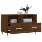 Preview: TV-Schrank Braun Eichen-Optik 80x36x50 cm Holzwerkstoff