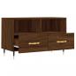 Preview: TV-Schrank Braun Eichen-Optik 80x36x50 cm Holzwerkstoff