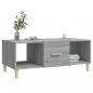 Preview: Couchtisch Grau Sonoma 102x50x40 cm Holzwerkstoff