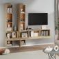 Preview: TV-Wandschrank Sonoma-Eiche Holzwerkstoff