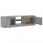 Preview: TV-Schrank mit LED-Leuchten Grau Sonoma 120x30x35,5 cm