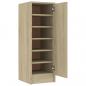 Preview: Schuhschrank Sonoma-Eiche 32x35x92 cm Holzwerkstoff