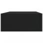 Preview: Wandregale mit Schubladen 2 Stk. Schwarz 40x23,5x10 cm MDF