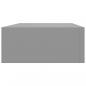 Preview: Wandregale mit Schubladen 2 Stk. Grau 40x23,5x10 cm MDF