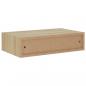 Preview: Wandregale mit Schubladen 2 Stk. Eichen-Optik 40x23,5x10 cm MDF