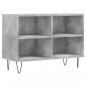 Preview: TV-Schrank Betongrau 69,5x30x50 cm Holzwerkstoff