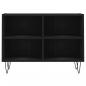 Preview: TV-Schrank Schwarz 69,5x30x50 cm Holzwerkstoff