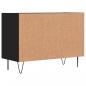 Preview: TV-Schrank Schwarz 69,5x30x50 cm Holzwerkstoff