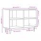 Preview: TV-Schrank Schwarz 69,5x30x50 cm Holzwerkstoff