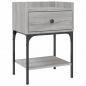 Preview: Nachttische 2 Stk. Grau Sonoma 40,5x31x60 cm Holzwerkstoff