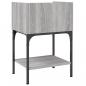 Preview: Nachttische 2 Stk. Grau Sonoma 40,5x31x60 cm Holzwerkstoff