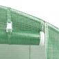 Preview: Gewächshaus mit Stahlrahmen Grün 4 m² 2x2x2 m
