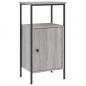 Preview: Nachttische 2 Stk. Grau Sonoma 41x31x80 cm Holzwerkstoff