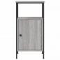 Preview: Nachttische 2 Stk. Grau Sonoma 41x31x80 cm Holzwerkstoff