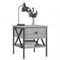 Preview: Nachttische 2 Stk. Grau Sonoma 40x42x45 cm Holzwerkstoff