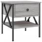 Preview: Nachttische 2 Stk. Grau Sonoma 40x42x45 cm Holzwerkstoff