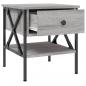 Preview: Nachttische 2 Stk. Grau Sonoma 40x42x45 cm Holzwerkstoff