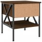 Preview: Nachttische 2 Stk. Braun Eichen-Optik 40x42x45 cm Holzwerkstoff