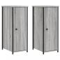 Preview: Nachttische 2 Stk. Grau Sonoma 32x42x80 cm Holzwerkstoff